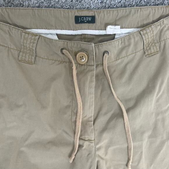 J.Crew Cargo Size 8 Khaki Inseam 31 inches 100% Cotton - Picture 2 of 9